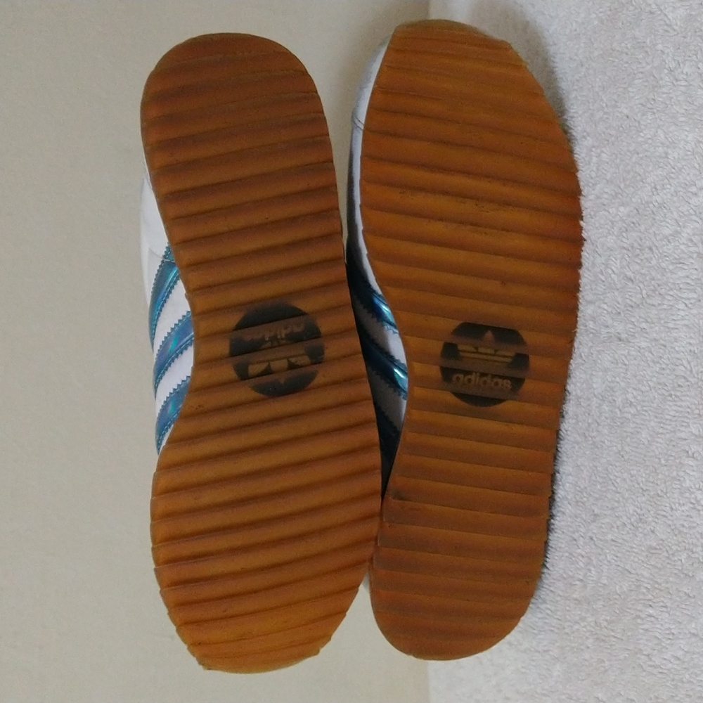 RARE Vintage 2001 Adidas Iridescent Stripe Sneakers - Picture 6 of 7